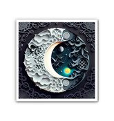 Artistic canvas showcasing a blend of clear and obscure elements.